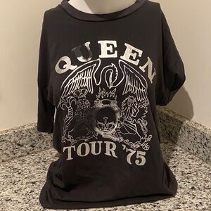 Women's Queen Tour '75 Graphic Tee - Black